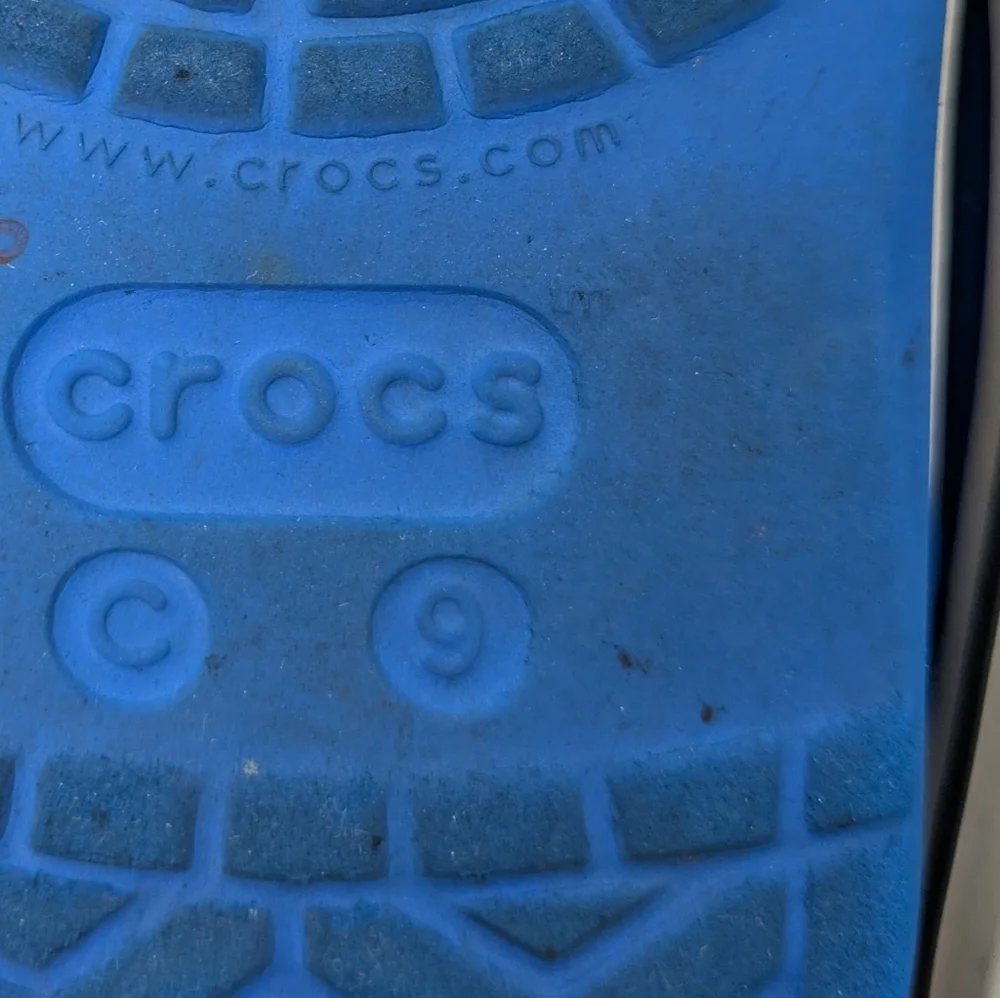 Crocs Blue Sandal Water Shoe 9T